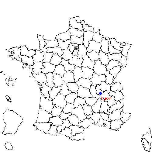 localisation sur le carte de lyon 