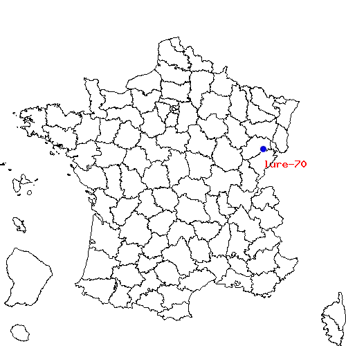 localisation sur le carte de lure-70 