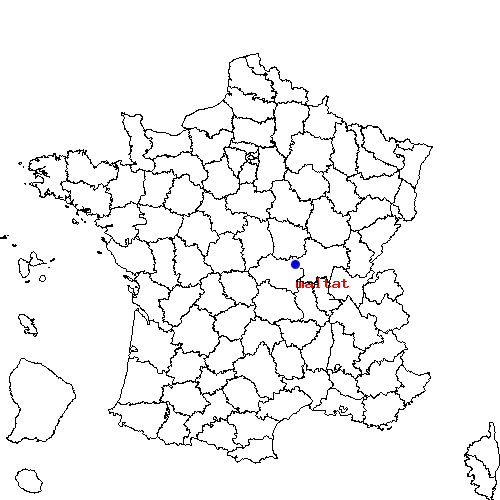 localisation sur le carte de maltat 
