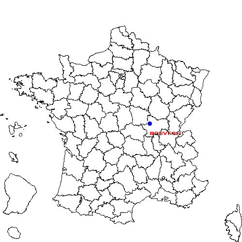 localisation sur le carte de mesvres 