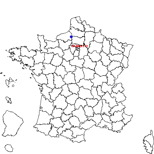 localisation sur le carte de aumale 