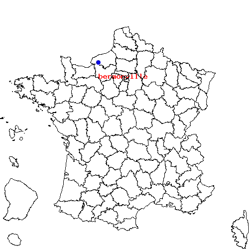 localisation sur le carte de bermonville 