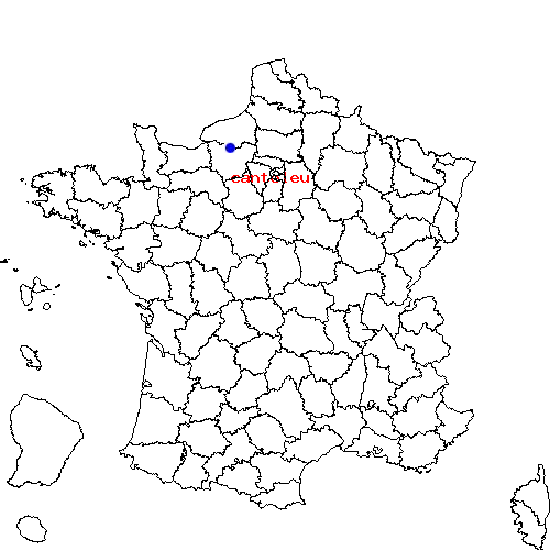 localisation sur le carte de canteleu 