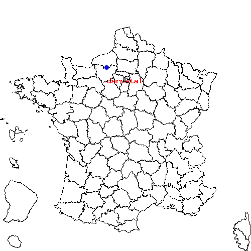 localisation sur le carte de darnetal 