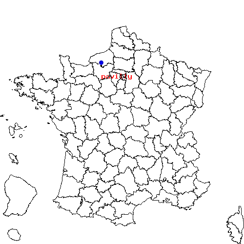 localisation sur le carte de pavilly 