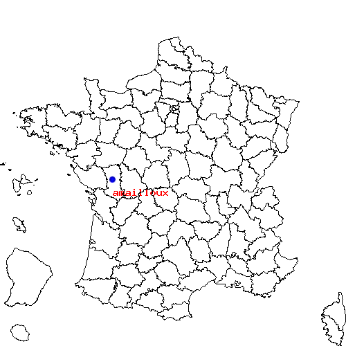 localisation sur le carte de amailloux 