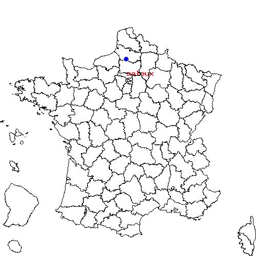 localisation sur le carte de saleux 