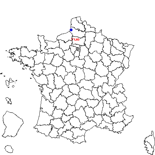 localisation sur le carte de rue 