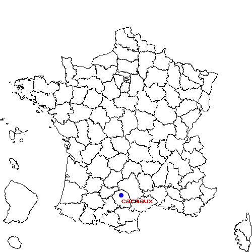 localisation sur le carte de carmaux 