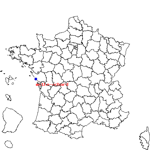 localisation sur le carte de mothe-achard 