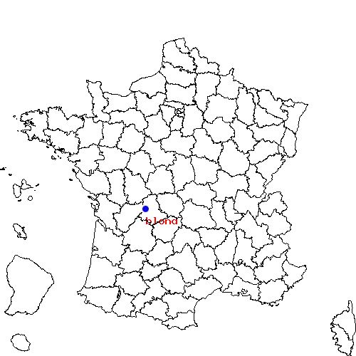 localisation sur le carte de blond 