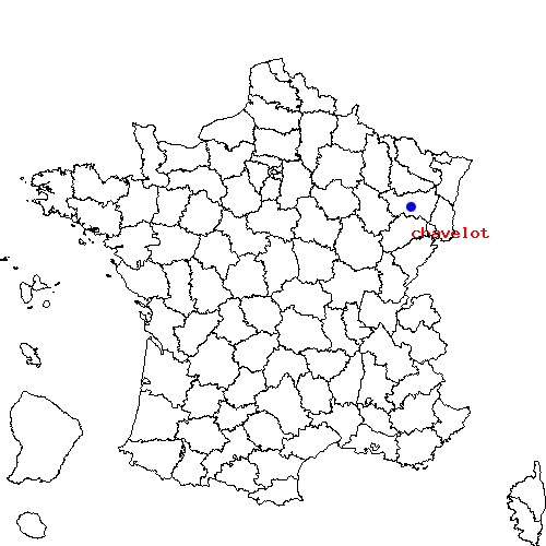 localisation sur le carte de chavelot 
