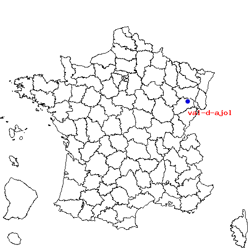 localisation sur le carte de val-d-ajol 
