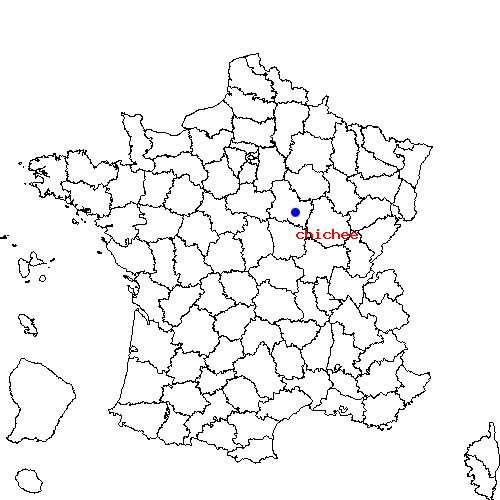 localisation sur le carte de chichee 