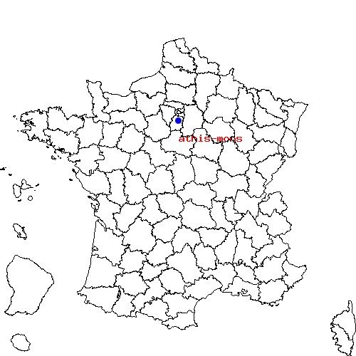 localisation sur le carte de athis-mons 